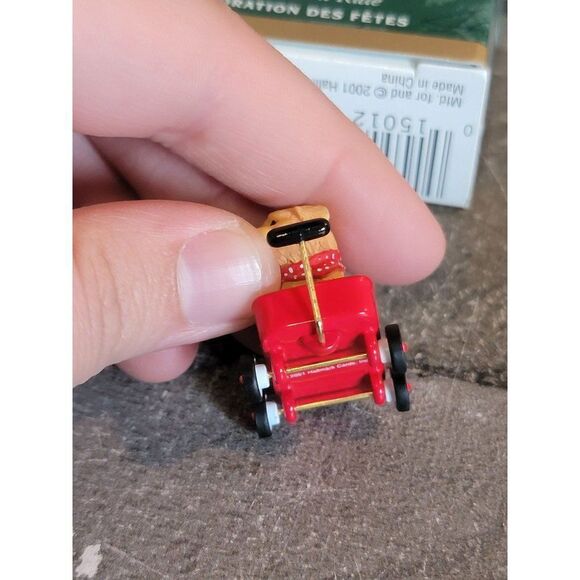 Hallmark Mini 2001 ready for a ride ornament Xmas decor - Picture 3 of 5